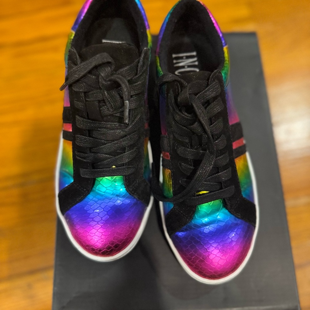 INC International Concepts Multicolor Iridescent Sneakers
